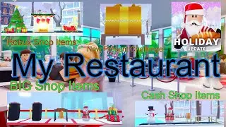 *NEW* CHRISTMAS UPDATE! Roblox My Restaurant