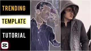 Tiktok new trending template || new trending template || viral template link ||editing wali sarkar