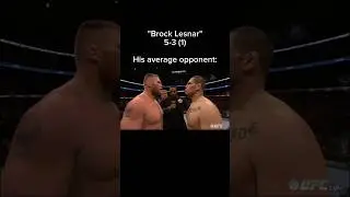 BROCK LESNAR AVERAGE OPPONENT #shorts #UFC #MMA #brocklesnar