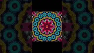Abstract motion_free your mind_Immotive kaleidoscope #009 _2D animation produced with smartphone