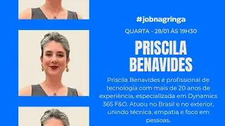 Vamos Falar de #JobNaGringa? Com voc&ecirc;s: Priscila Benavides!!!