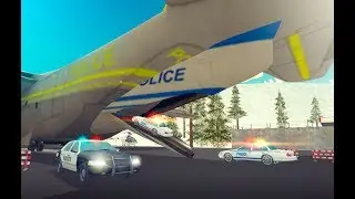 Police Plane Flight Car Transporter Game Gameplay Video Android/iOS