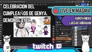 Celebraci&oacute;n del Cumplea&ntilde;os de Genya de Demon Slayer. Kuro141Neko & hLUCCASa. MAGMA.