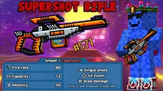Pixel Gun 3D #571 supershot rifle gameplay in stu**d game