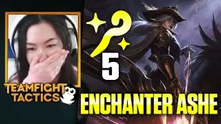 5 Enchanter Ashe Reroll - Are Enchanter's Really Good Right Now? | Hafu Challenger TFT