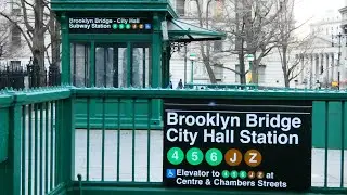 MTA NYC Subway: (4) (5) (6) (J) Trains + A Tour of the Brooklyn Bridge-City Hall/Chambers St Station