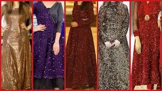 latest shimmer /sequins / glitter dress designs /sequence dress designs/sequins gown designs