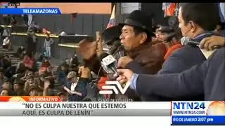Ind&iacute;genas mantienen a ocho polic&iacute;as de rehenes en Ecuador