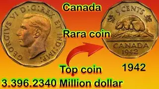 World War II Canada 5 Cents Coin Value Explained | Rare 1942 Tombac Coin