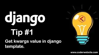 Django template: Get current URL kwargs | Access kwargs value from a URL in a Django template#shorts