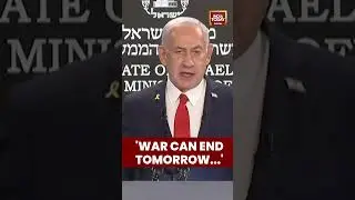 Gaza Conflict Can 'End Tomorrow' If Hamas Surrenders Claims Israeli PM Netanyahu