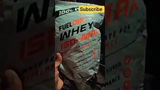 Fuel one iso-max whey Protein Powder #isolateprotein #wheyprotein #proteinpowder #fuelone#ytshorts