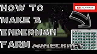 HOW TO MAKE A XP ENDERMAN FARM!!!!! Bedrock Edition