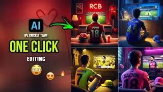 How To Create IPL Cricket Team T-Shirt Name Image | IPL Jersey Name Ai Photo Video Editing