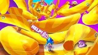 It&rsquo;s Raining Bananas Map!! 🤣 - Fall Guys WTF Moments #27 (Season 4)