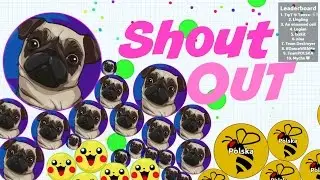 Agar.io - FIRST SHOUTOUT