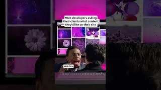 Web developer asking Client