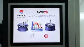 CNC wheel refinish machine for auto repair shop Garage