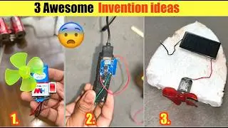 Top 3 Simple Invention ideas | Crazy Invention with dc motor |dc motor life hacks