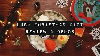 LUSH KITCHEN 'IT'S CHRISTMAS DEER' CHRISTMAS GIFT | REVIEW AND DEMOS