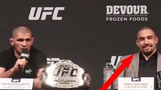 Robert Whittaker reaction to Khabib press confrence UFC 242.