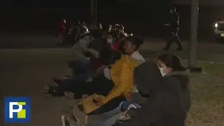 Así es cómo grupos de migrantes con niños cruzan la frontera en Roma, Texas
