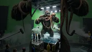 KONG vs SKULLCRAWLER 🔥 Behind the Scenes Monster Fight (INSANE BTS) #therealreelbts #shorts