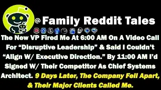 The New VP Fired Me At 6:00 AM On A Video Call For “Disruptive Leadership” & Said I Couldn’t “Alige