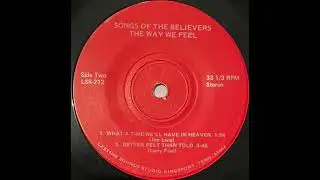 Unknown Artist &ndash; Songs Of The Believers : The Way We Feel (Country Gospel)