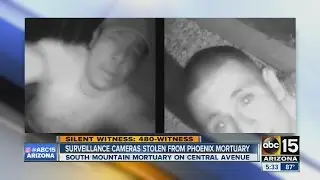 Silent Witness looking for help with two robberies, one of a man walking a dog, the other at a mortu