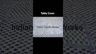 Hand Block Printed Table Cover With 6 Napkins Size Of Table Cover 60x90 #tablecloth #fashion #shorts