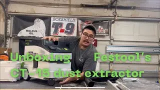 Распаковка пылеудаляющего аппарата Festool CT-15E HEPA Filter