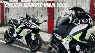Custom Wrapped Ninja 1000 with Full System SC Project Exhaust | PS MotoTube