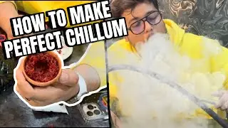 How To Make Perfect Chillum For Hookah || Mitti Chillum || Shisha brew 
