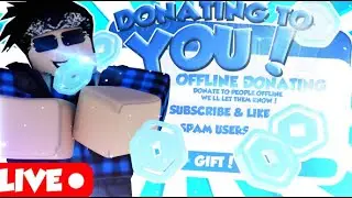 🔴 Pls Donate Live | 💰 Donating Robux To Viewers |💸10,000 Robux Giveaway | 🎁TTS ON