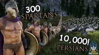 300 Spartans VS 10,000 Persians | Ultimate Epic Battle Simulator 2 UEBS 2