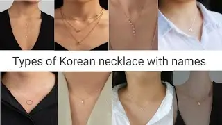 Types of Korean necklace with names