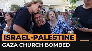Palestinian pastor condemns Israel for Gaza church bombing | Al Jazeera Newsfeed