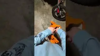 Pit bike oil cooler install🛢️❄️