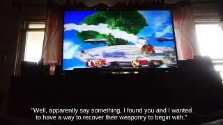 SSBM || Floaty Richter Belmont holding Hocotate Bomb fighting on Jungle Hijinxs...