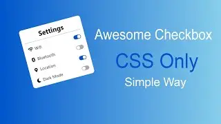 How to Custom Checkbox using HTML & CSS only