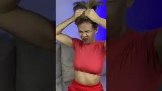Шок! Она пыталась сделать идеальный хвост!