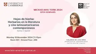Herbarios en la literatura y cine latinoamericanos contemporáneos por Valeria de los Ríos