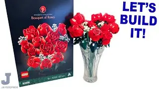LEGO Icons 2024 Bouquet Of Roses 10328 Complete Build & Review