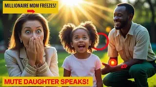 Millionaire Mom Stunned: Black Man Makes Her Mute Daughter Speak for the First Time in Park