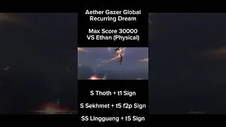 Aether Gazer Global Recurring Dream Thoth Sekhmet Lingguang (Recall Code DQEC4HPD)