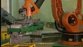 Palletizing of beverage crates - KUKA Robot KR 180 PA