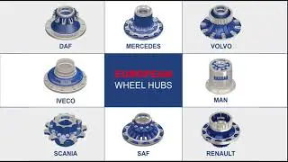 Rastgar European truck and trailer wheel hubs