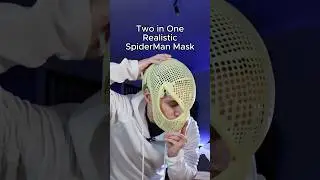 The REALISTIC SPIDER-MAN MASK #spiderman #marvel #cosplay #cosplayer #shortd