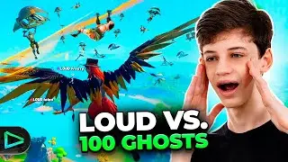 O TRIO DA LOUD vs 100 GHOSTS NO FORTNITE!